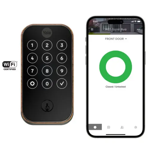 Pro 2 Lock SL Keyed Touchscreen Deadbolt with Wifi Oil Rubbed Bronze Permanant Finish Pro 2 Lock SL Keyed Touchscreen Deadbolt with Wifi Oil Rubbed Bronze Permanant Finish