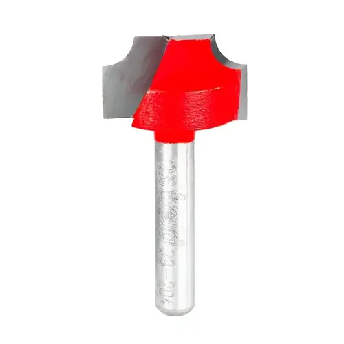 Ovolo Beading Groove Router Bit, 7/8 in Dia Cutter, 1/2 in L Cutting, 1-3/4 in OAL, 1/4 in Dia Shank Ovolo Beading Groove Router Bit, 7/8 in Dia Cutter, 1/2 in L Cutting, 1-3/4 in OAL, 1/4 in Dia Shank