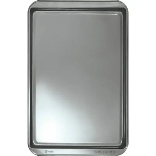 BakeIns Series Cookie Sheet, 15-1/4 in L, 10-1/4 in W, Carbon Steel