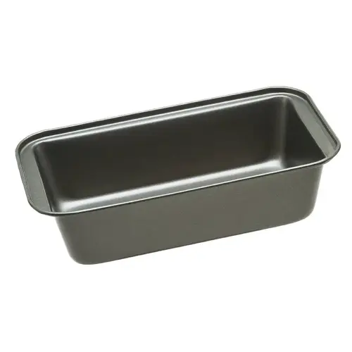 BakeIns Series Large Non-Stick Loaf Pan, 9-1/4 in L, 5-1/8 in W, Carbon Steel, Dishwasher Safe: Yes BakeIns Series Large Non-Stick Loaf Pan, 9-1/4 in L, 5-1/8 in W, Carbon Steel, Dishwasher Safe: Yes
