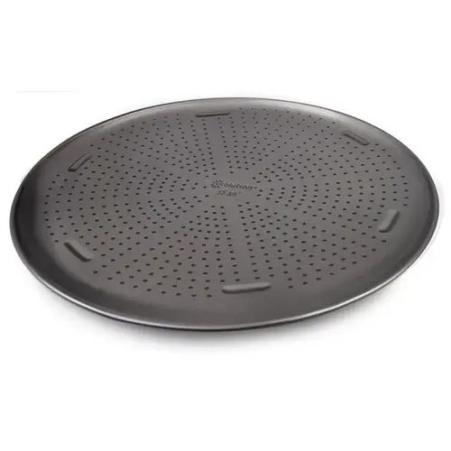 BakeIns Series Pizza Crisper Pan, 15-3/4 in, Carbon Steel BakeIns Series Pizza Crisper Pan, 15-3/4 in, Carbon Steel