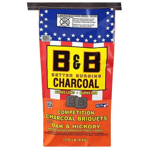 Charcoal Briquettes All Natural Hickory and Oak 17.6 lb Charcoal Briquettes All Natural Hickory and Oak 17.6 lb