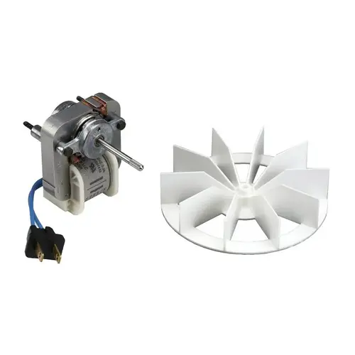BP27 Fan Motor Assembly, 0.9 A, 0.1811 in Dia x 1-11/16 in L Shaft
