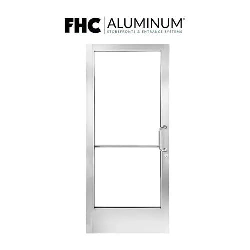 300T Medium Stile Single Door - 36" x 84" RHR/LH - 1" Glass Stops - Offset Pivots - Bronze Anodized 300T Medium Stile Single Door - 36" x 84" RHR/LH - 1" Glass Stops - Offset Pivots - Bronze Anodized