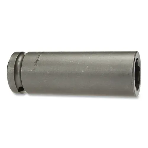Impact Socket: 1/2" Drive, 15mm Socket, Hex Drive Impact Socket: 1/2" Drive, 15mm Socket, Hex Drive
