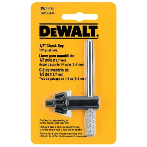 Drill Chuck Key: 1/4" Pilot Dia