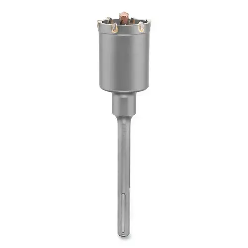 1-Piece Core Drill Bit, 1-3/4 in dia, 12 in L, Carbide