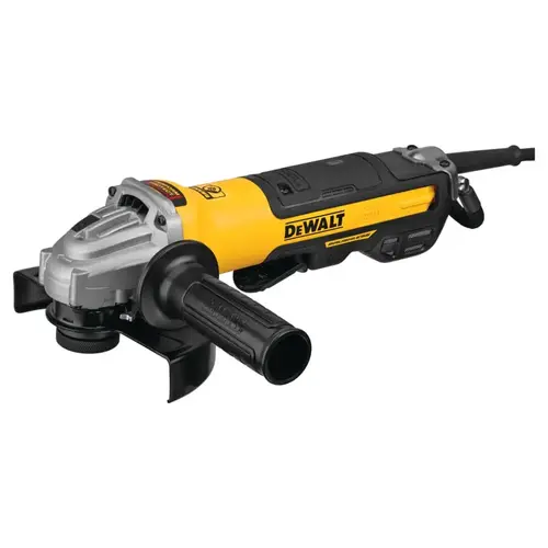 Brushless Paddle Switch Small Angle Grinder with Kickback Brakes, No Locks, 6 in dia, 13 A, 9000 rpm