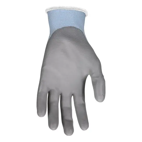 Cut & Puncture-Resistant Gloves: Size Small, ANSI Cut A2, ANSI Puncture 4, Polyurethane, Series 92718PU Gray/Light Blu - 2 per pack x12 packs Cut & Puncture-Resistant Gloves: Size Small, ANSI Cut A2, ANSI Puncture 4, Polyurethane, Series 92718PU Gray/Light Blu - 2 per pack x12 packs