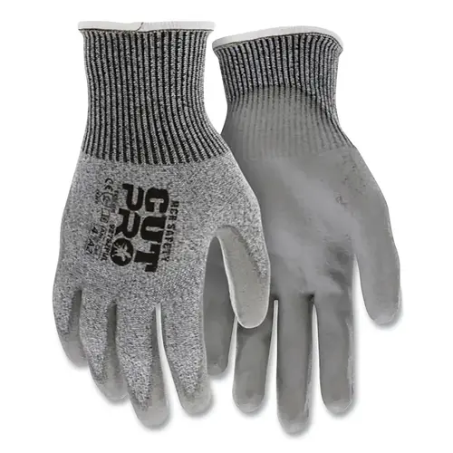 Cut Pro 13 Gauge HyperMax Shell Cut Resistant Work Gloves, Polurethane, Medium, Gray - 2 per pack x12 packs Cut Pro 13 Gauge HyperMax Shell Cut Resistant Work Gloves, Polurethane, Medium, Gray - 2 per pack x12 packs