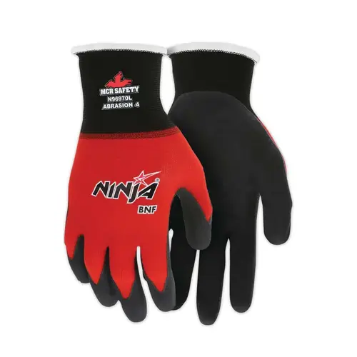 Size XXL Nylon/Spandex General Protection Work Gloves Blac - 2 per pack x12 packs
