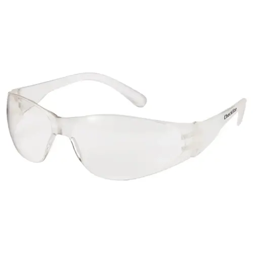Checklite  CL4 Series Safety Glasses, Polycarbonate Clear Lens, Polycarbonate Clear Frame, Duramass  Hard Coat