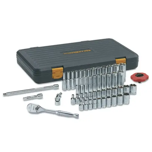 51 Piece 120XP Standard & Deep Mechanics Socket Sets, 1/4 in, 6 Point 51 Piece 120XP Standard & Deep Mechanics Socket Sets, 1/4 in, 6 Point