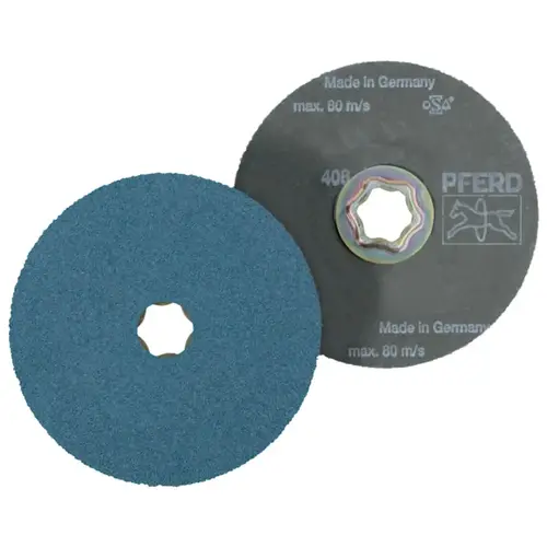COMBICLICK Fiber Discs, Zirconia Alumina, 4 1/2 in Dia., 36 Grit - pack of 25 COMBICLICK Fiber Discs, Zirconia Alumina, 4 1/2 in Dia., 36 Grit - pack of 25