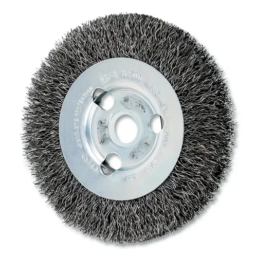 4" CRIMPED WIRE WHEEL NARROW FACE .012 CS WIRE - pack of 2