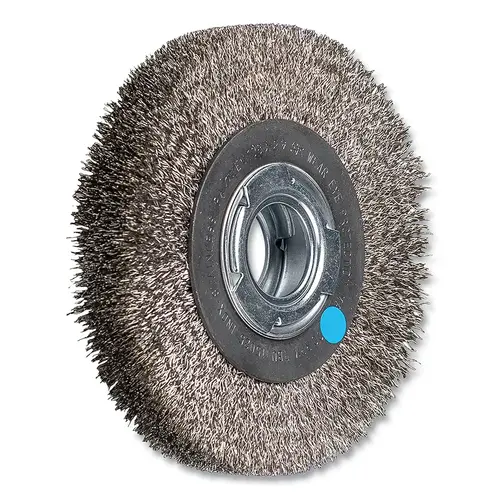 6" CRIMPED WIRE WHEEL MEDIUM FACE .012 SS WIRE 6" CRIMPED WIRE WHEEL MEDIUM FACE .012 SS WIRE