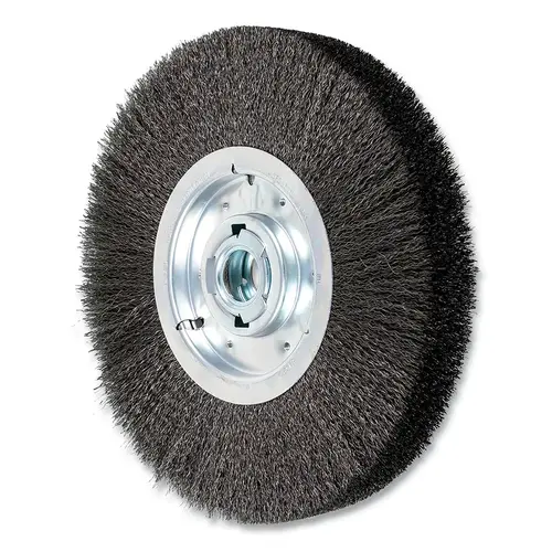 12" CRIMPED WIRE WHEEL WIDE FACE .012 CS WIRE 12" CRIMPED WIRE WHEEL WIDE FACE .012 CS WIRE