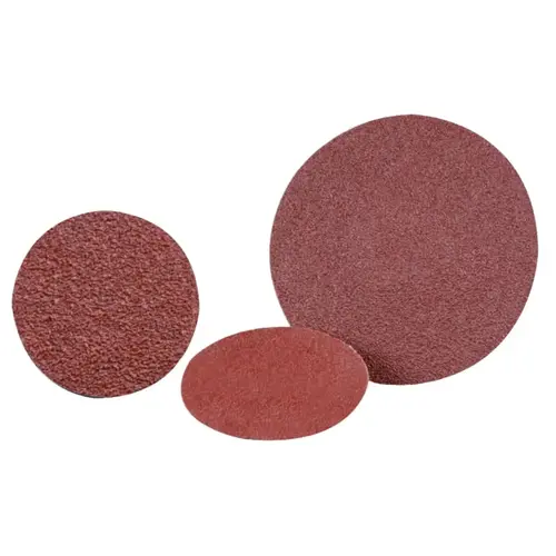 Quick Change 2-Ply Discs, Aluminum Oxide, 3 in Dia., 80 Grit