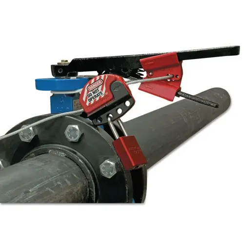 Butterfly Valve Lockouts, Red - pack of 24 Butterfly Valve Lockouts, Red - pack of 24