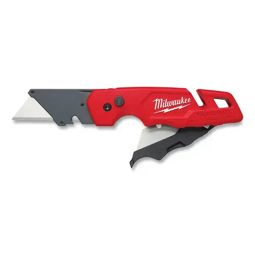 FASTBACK Series Utility Knife with Blade Storage, 1.27 in L Blade, 0.02 in W Blade, 5-Blade Red FASTBACK Series Utility Knife with Blade Storage, 1.27 in L Blade, 0.02 in W Blade, 5-Blade Red