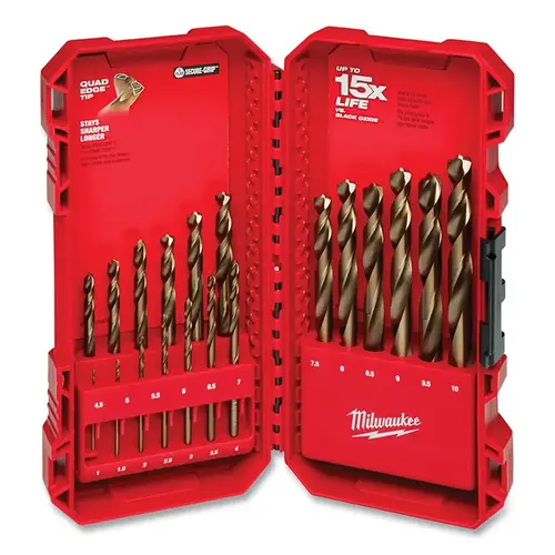 Drill Bit Sets; Drill Bit Set Type: Hex Shank Drill Bits ; Tool Material: Titanium ; Shank Type: Hex; Straight ; Coating/Finish: (TiN) ; Point Type: Standard; Straight Drill Bit Sets; Drill Bit Set Type: Hex Shank Drill Bits ; Tool Material: Titanium ; Shank Type: Hex; Straight ; Coating/Finish: (TiN) ; Point Type: Standard; Straight