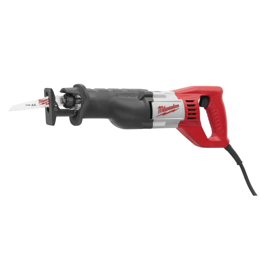 Milwaukee 6519-31 Sawzall  Corded Reciprocating Saw, 12 A, 3,000 SPM, 1-1/8 in Stroke, Includes Carrying Case