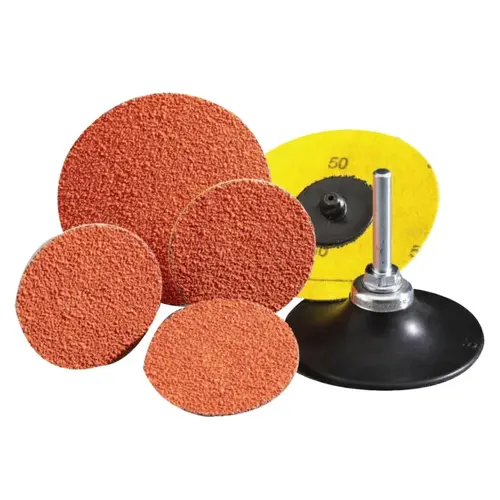 Blaze Speed-Lok TR Coated-Cloth Discs, Ceramic, 1 1/2 in Dia., 120 Grit, Type 3 - pack of 100 Blaze Speed-Lok TR Coated-Cloth Discs, Ceramic, 1 1/2 in Dia., 120 Grit, Type 3 - pack of 100