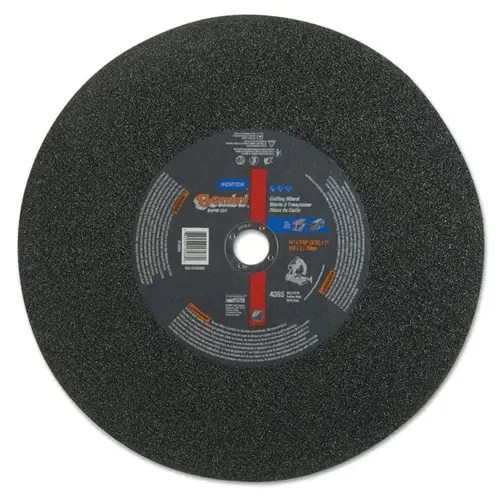 Gemini Chop Saw Reinforced Cut-off Wheels, 14 in Dia, A364-P Grit Gemini Chop Saw Reinforced Cut-off Wheels, 14 in Dia, A364-P Grit