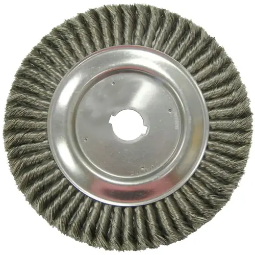 Standard Twist Knot Wire Wheel, 12 in D, .014 in Steel Wire, 2 in Arbor Hole - pack of 10 Standard Twist Knot Wire Wheel, 12 in D, .014 in Steel Wire, 2 in Arbor Hole - pack of 10
