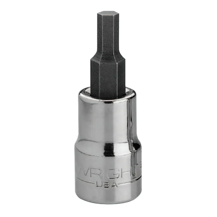 WRIGHT TOOL 3/8 Dr. Hex Bit Sockets 3/8 in Drive Points 3207 WRIGHT TOOL 3/8 Dr. Hex Bit Sockets 3/8 in Drive Points 3207