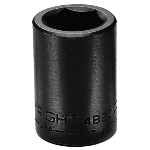 1/2" Dr. Standard Impact Sockets, 1/2 in Drive, 1 3/16 in, 6 Points
