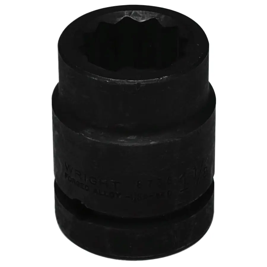 WRIGHT TOOL 1 Dr. Standard Impact Sockets 1 in Drive 2 1/4 in 12 Points 8772 WRIGHT TOOL 1 Dr. Standard Impact Sockets 1 in Drive 2 1/4 in 12 Points 8772