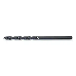 Chicago-Latrobe 11017-XCP1 High Speed Steel Aircraft Extension Drill Bit, 19/64 in Cut Diameter, 135 degree, 6 in Oxide