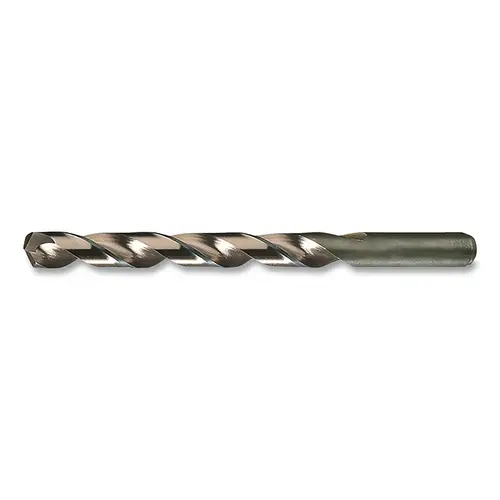 550 NAS-Type Heavy-Duty Cobalt Straw Jobber-Length Drill Bit, 0.5156 in dia Cutting, 6.625 in OAL, 33/64 in