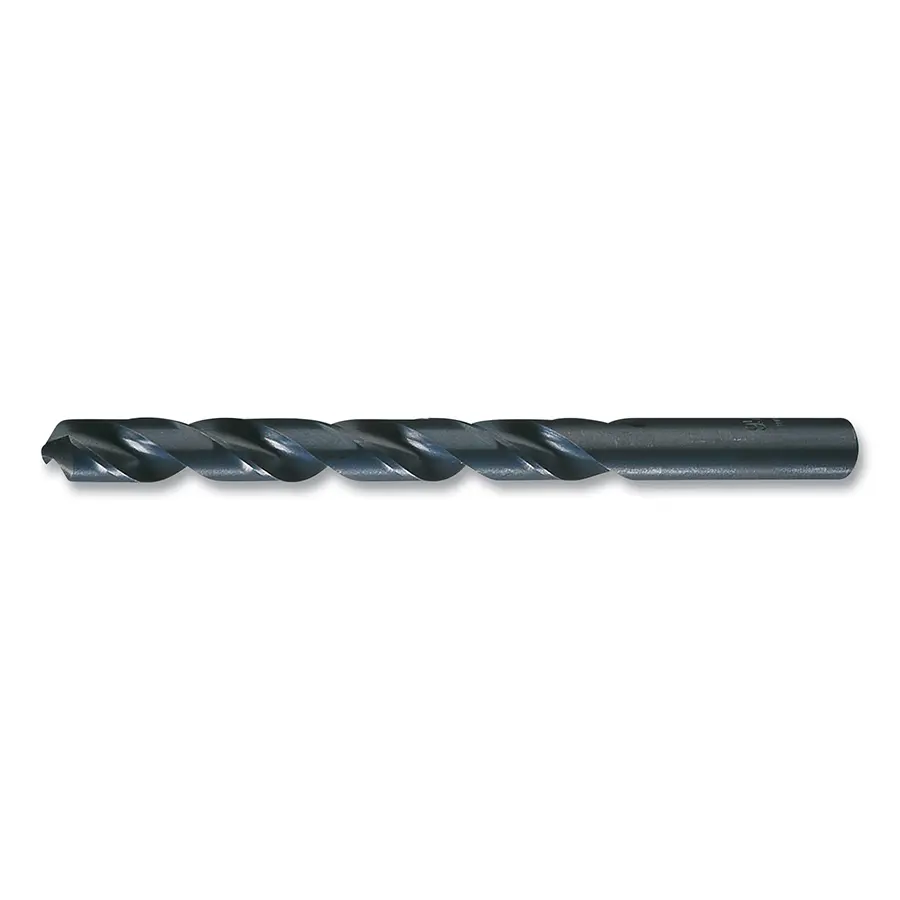 Cle-Line 1899 General Purpose Black Oxide Jobber-Length Drill Bit 0.3906 in dia Cutting 5.125 in OAL 25/64 in - pack of 6 C22505 Cle-Line 1899 General Purpose Black Oxide Jobber-Length Drill Bit 0.3906 in dia Cutting 5.125 in OAL 25/64 in - pack of 6 C22505