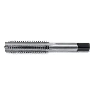 Cle-Line C00729 Straight Flute Plug Chamfer Hand Tap, #10-24 UNC Tool Size, 2.375 in AOL, 4 Flutes