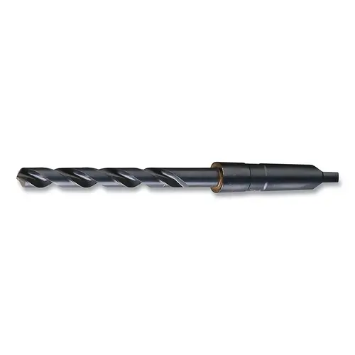 1682 Series General Purpose Taper Shank Drill Bit, 16.25 mm Cutting Diameter, 118 degree Point Angle, 223 mm OAL, Black Oxide 1682 Series General Purpose Taper Shank Drill Bit, 16.25 mm Cutting Diameter, 118 degree Point Angle, 223 mm OAL, Black Oxide