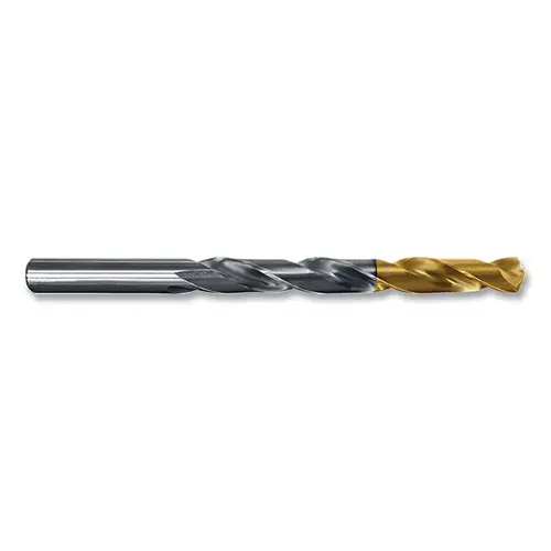1500-TT Heavy-Duty TiN-Tipped Jobber-Length Drill Bit, 0.4375 in dia Cutting, 5.5 in OAL, 7/16 in - pack of 6 1500-TT Heavy-Duty TiN-Tipped Jobber-Length Drill Bit, 0.4375 in dia Cutting, 5.5 in OAL, 7/16 in - pack of 6
