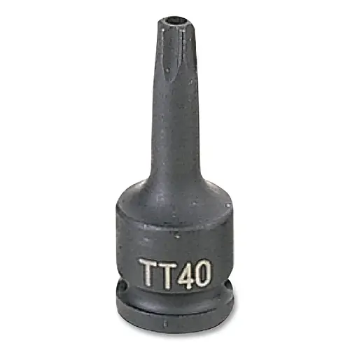 Impact Driver, 3/8 in Drive, 1.97 in L, Size TT20, Tamper-Proof Star