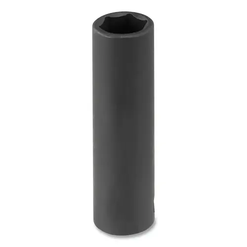 Impact Socket, 3/8 in Drive Size, 9 mm Socket Size, Hex, 6-point, Deep Length Impact Socket, 3/8 in Drive Size, 9 mm Socket Size, Hex, 6-point, Deep Length