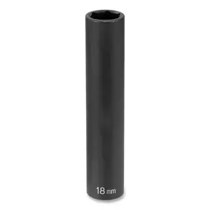 GREY PNEUMATIC 2036XMD Impact Socket, 1/2 in Drive Size, 36 mm Socket Size, Hex, 6-point, Extra-Deep Length