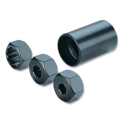 Wheel Fastener Service Tool, 1-1/8 in, 5/8 in, 3/4 in Rib Nuts and Drive-on Tool, 4-Pc Inner Cap Nut and Stud Removal Kit Wheel Fastener Service Tool, 1-1/8 in, 5/8 in, 3/4 in Rib Nuts and Drive-on Tool, 4-Pc Inner Cap Nut and Stud Removal Kit