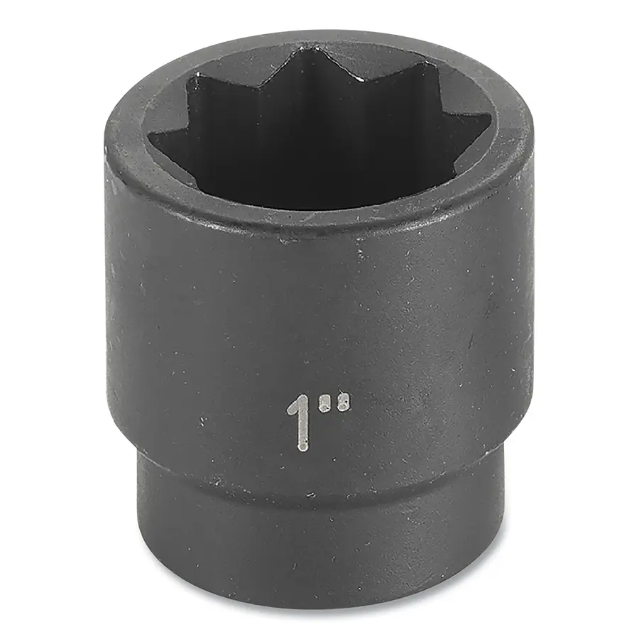 GREY PNEUMATIC Impact Socket 1/2 in Drive Size 7/8 in Socket Size Octagon 8-point Standard Length 2528S