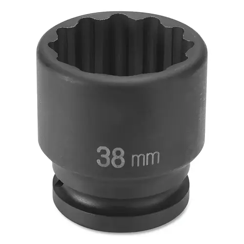 Impact Socket, 3/4 in Drive Size, 31 mm Socket Size, Star, 12-point, Standard Length Impact Socket, 3/4 in Drive Size, 31 mm Socket Size, Star, 12-point, Standard Length