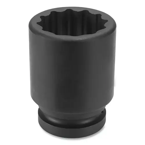 Impact Socket, 1 in Drive Size, 39 mm Socket Size, Star, 12-point, Deep Length Impact Socket, 1 in Drive Size, 39 mm Socket Size, Star, 12-point, Deep Length