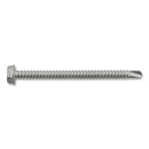 Dril-Flex Self-Drilling Structural Screws, Hex Washer Head, #10-16 TPI, 2-1/2 in L, #3 Point Type, Stalgard SUB Finish - pack of 1500 Dril-Flex Self-Drilling Structural Screws, Hex Washer Head, #10-16 TPI, 2-1/2 in L, #3 Point Type, Stalgard SUB Finish - pack of 1500