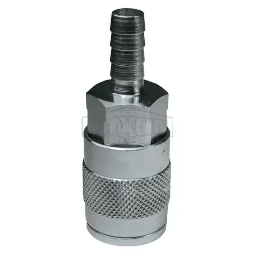 DQC F-Series Industrial Manual Coupler Standard Hose Barb, 1/2 in, Steel DQC F-Series Industrial Manual Coupler Standard Hose Barb, 1/2 in, Steel
