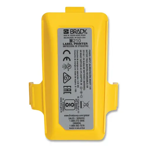 M210-LAB Handheld Label Maker Accessory, Battery Cover, Yellow M210-LAB Handheld Label Maker Accessory, Battery Cover, Yellow