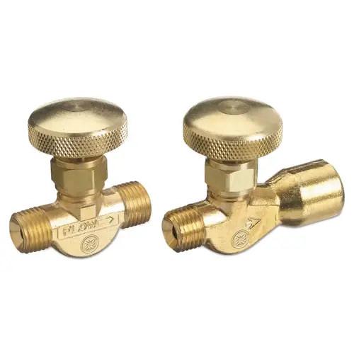 Non-Corrosive Gas Flow Valves, 200 PSIG, Brass, Fuel Gas, 9/16 in - 18 LH(M) Non-Corrosive Gas Flow Valves, 200 PSIG, Brass, Fuel Gas, 9/16 in - 18 LH(M)