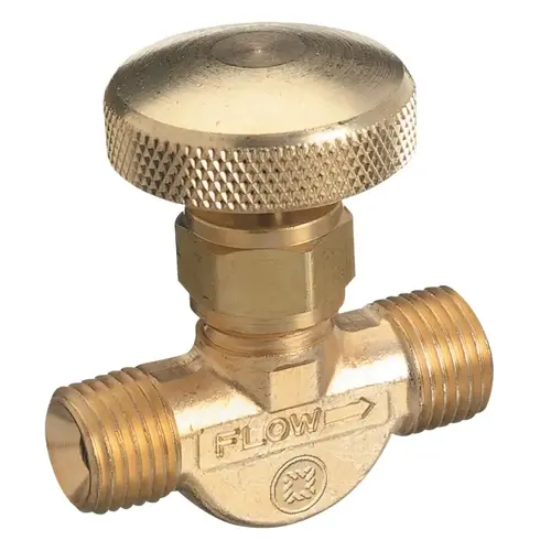 Brass Body Valve for Non-Corrosive Gases, 3000 psig, Inlet/Outlet 1/4 in NPT (M) Brass Body Valve for Non-Corrosive Gases, 3000 psig, Inlet/Outlet 1/4 in NPT (M)